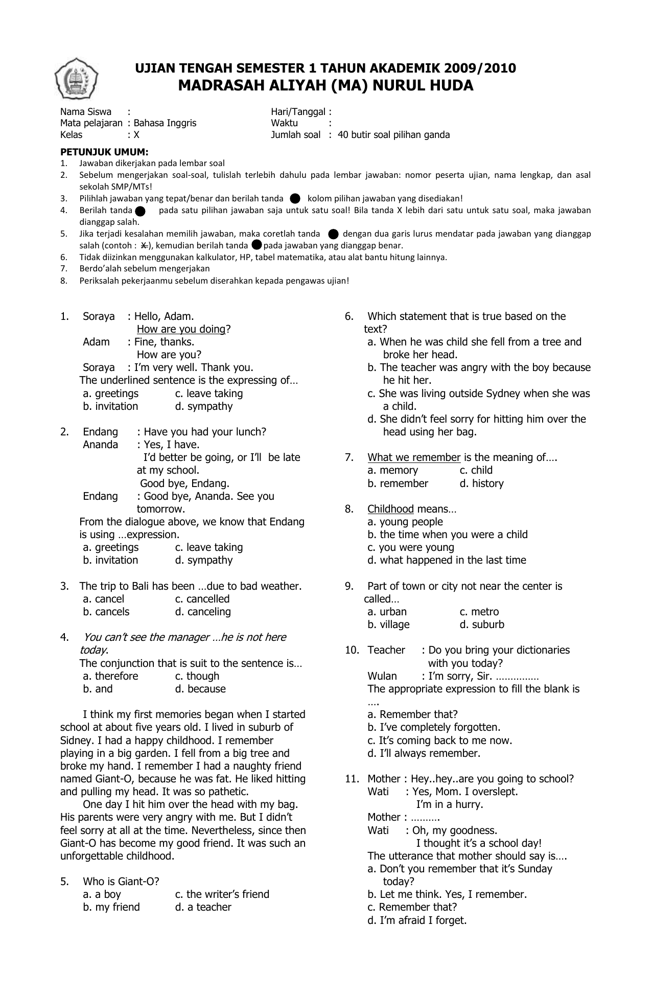 30++ Cara mengerjeakan soal tes bahasa inggris information