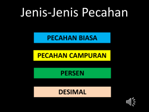 1 MTK Jenis-Jenis Pecahan