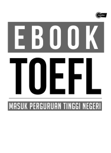 EBOOK TOEFL Masuk PTN
