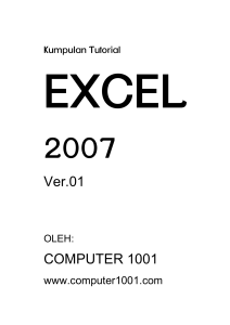 Ebook Excel 2007 ver01 - Computer1001dotCom