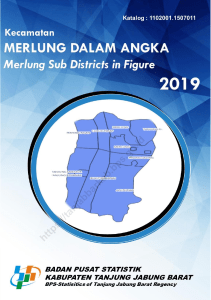 Kecamatan Merlung Dalam Angka 2019
