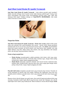 Jual Obat Gatal Eksim Di Apotik Termurah