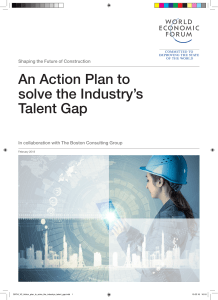 WEF Action plan to solve the industrys talent gap