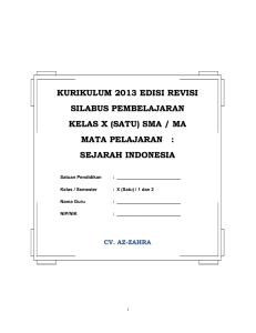 6 Silabus Sejarah Indonesia SMA (umum) versi120216