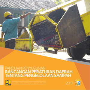 Panduan Penyusunan Raperda Sampah Edisi 2017