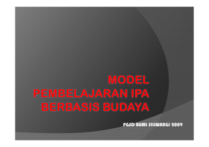 Model Pembelajaran IPAx