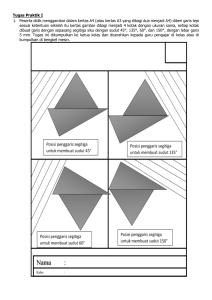 Tugas Praktik I: Latihan Lukisan Teknikal