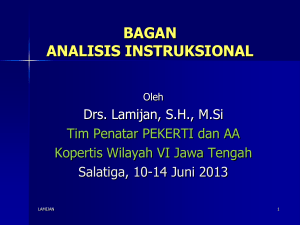 3. Bagan Analisis Desain Instruksional (Revisi)