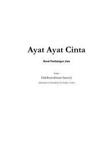 Novel Ayat Ayat Cinta