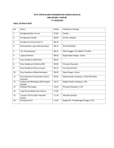 TATA TERTIB ACARA PENAMMATAN SISWA