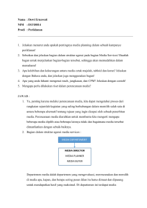 Dewi Ernawati D1318014  UTS Media Planning 1