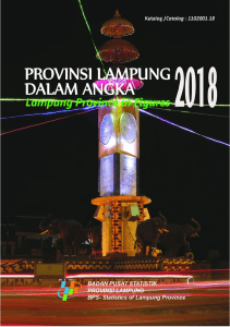 Provinsi Lampung Dalam Angka 2018 6