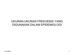 02-03 Ukuran-ukuran dalam Epidemiologi - Copy