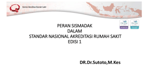 2. DR. Sutoto - PERAN SISMADAK DALAM SNARS