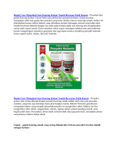 Begini Cara Mengobati Saat Kencing Keluar Nanah Berwarna Putih Kusam