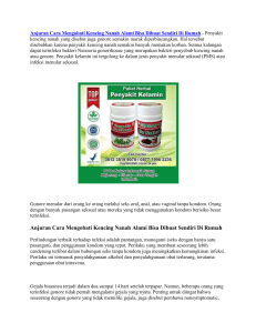 Anjuran Cara Mengobati Kencing Nanah Alami Bisa Dibuat Sendiri Di Rumah