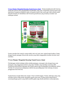 9 Cara Manjur Mengobati Kencing Nanah Secara Alami