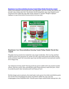 Bagaimana Cara Menyembuhkan Kencing Nanah Paling Mudah Murah Dan Ampuh