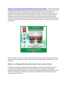 Begini Cara Mengobati Kencing Sakit Keluar Nanah Anjuran Dokter