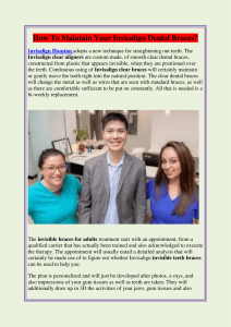 How To Maintain Your Invisalign Dental Braces