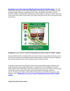 Rangkaian Cara Turun Temurun Mengobati Kencing Nanah Terbukti Ampuh