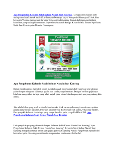 Apa Pengobatan Kelamin Sakit Keluar Nanah Saat Kencing