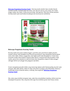 Beberapa Pengobatan Kencing Nanah