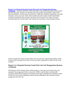 Ragam Cara Mengobati Kencing Nanah Pada Laki Laki Menggunakan Ramuan Tradisional