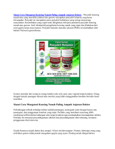 Siasat Cara Mengatasi Kencing Nanah Paling Ampuh Anjuran Dokter