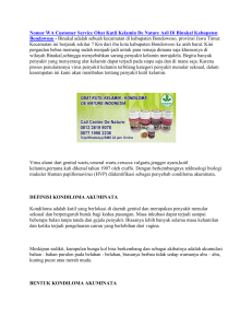 Nomor WA Customer Service Obat Kutil Kelamin De Nature Asli Di Binakal Kabupaten Bondowoso