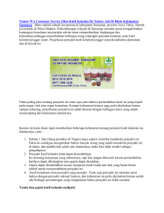 Nomor WA Customer Service Obat Kutil Kelamin De Nature Asli Di Bluto Kabupaten Sumenep