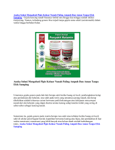 Aneka Solusi Mengobati Pipis Keluar Nanah Paling Ampuh Dan Aman Tanpa Efek Samping