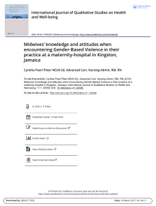 Midwives’ knowledge and attitudes when