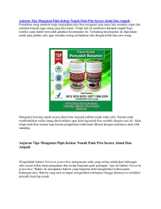 Anjuran Tips Mengatasi Pipis Keluar Nanah Pada Pria Secara Alami Dan Ampuh