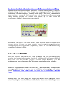 Call Center Obat Kutil Kelamin De Nature Asli Di Donomulyo Kabupaten Malang