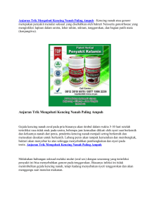 Anjuran Trik Mengobati Kencing Nanah Paling Ampuh