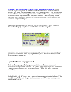 Call Center Obat Kutil Kelamin De Nature Asli Di Dukun Kabupaten Gresik