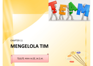 CHAPTER 11 MENGELOLA TIM