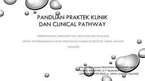 Clinical-pathway