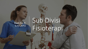 Sub Divisi Fisioterapi