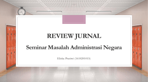 Review Jurnal Perspektif Politisasi Birokrasi Dan Peran Pejabat Pembina Kepegawaian Dalam Birokrasi Pemerintah, Ajib Rakhmawanto