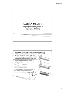 3 Momen Bending & Momen Puntir#1