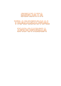 Senjata Tradisional Indonesia