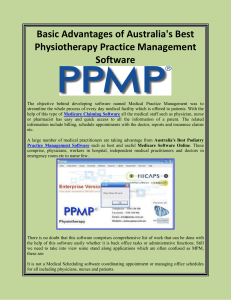 Basic Advantages of Australia's Best Physiotherapy Practice Management Software