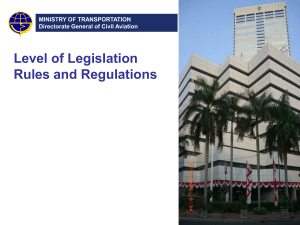 06 Level of Legislation Rules & Regulation versi 2