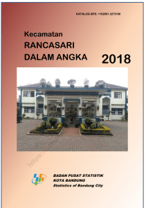 Kecamatan Rancasari Dalam Angka 2018