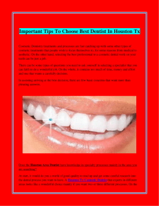 Important Tips To Choose Best Dentist In Houston Tx