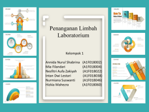 Penanganan Limbah Laboratorium