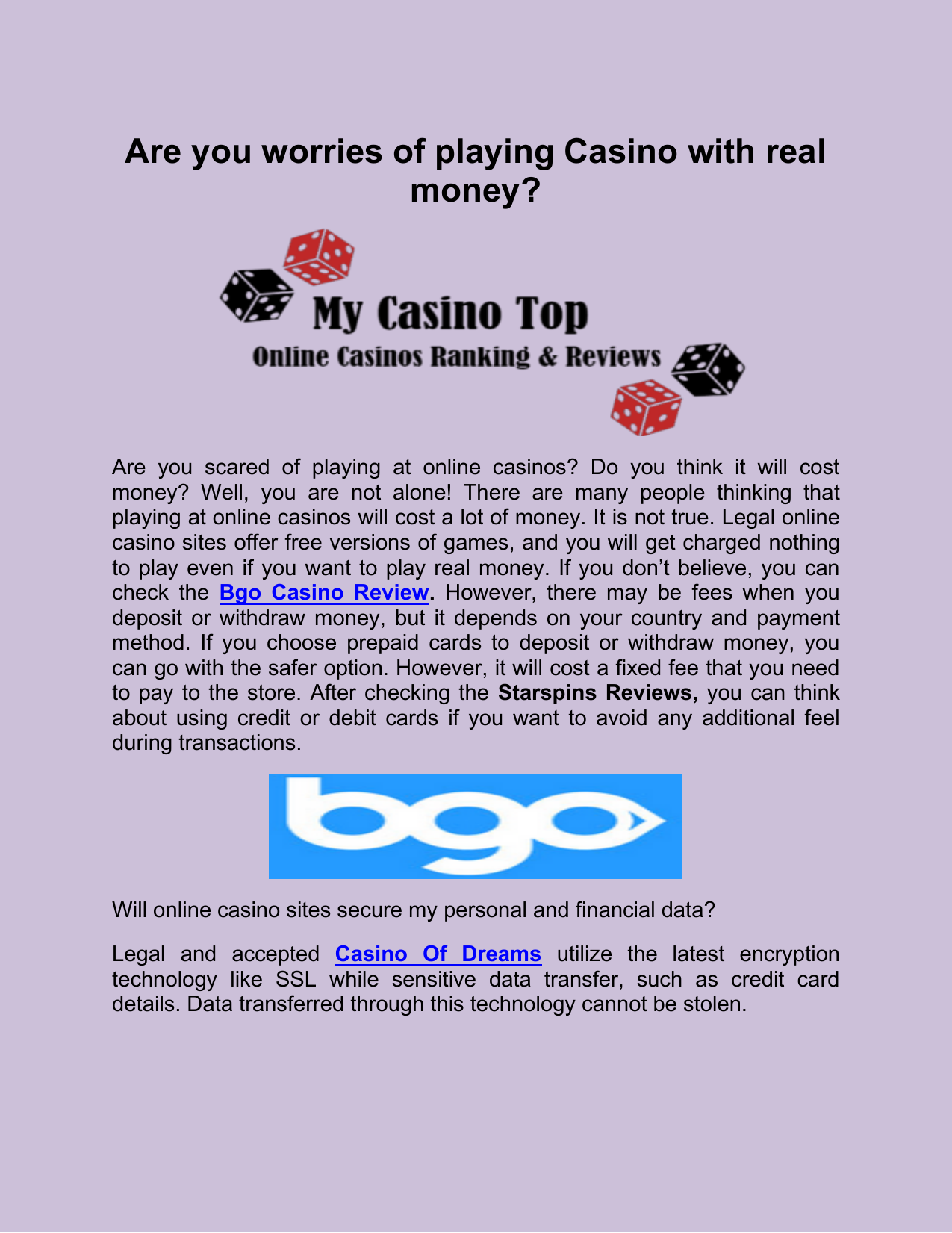 What is the best online casino for real money