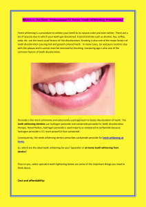 Which Is The Best Professional Or Home Teeth Whitening Procedures